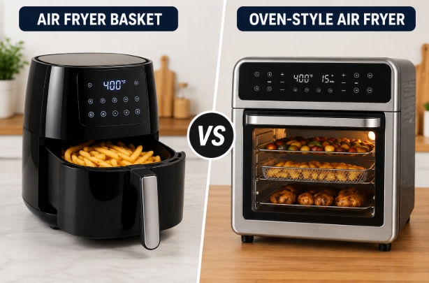 Air Fryer Basket vs Oven-Style Air Fryer Which Is Better